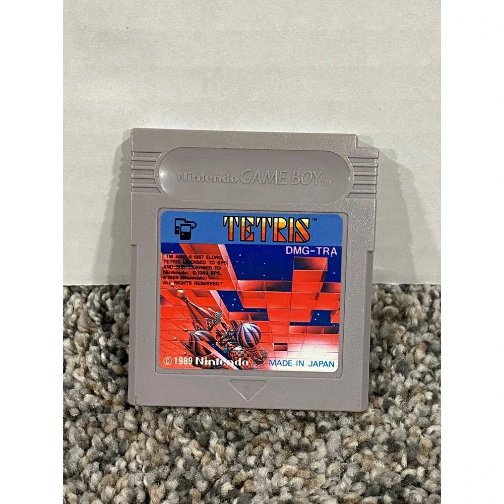 Nintendo Tetris Game Boy DMG-TRA Original Puzzle Game Cartridge